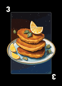 Schnitzel - Card - Three (3)