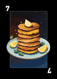 Schnitzel - Card - Seven (7)