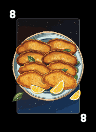 Schnitzel - Card - Eight (8)